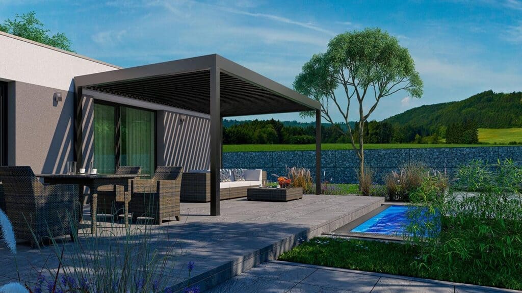 Bioklimatické pergoly Skytrium Albixon